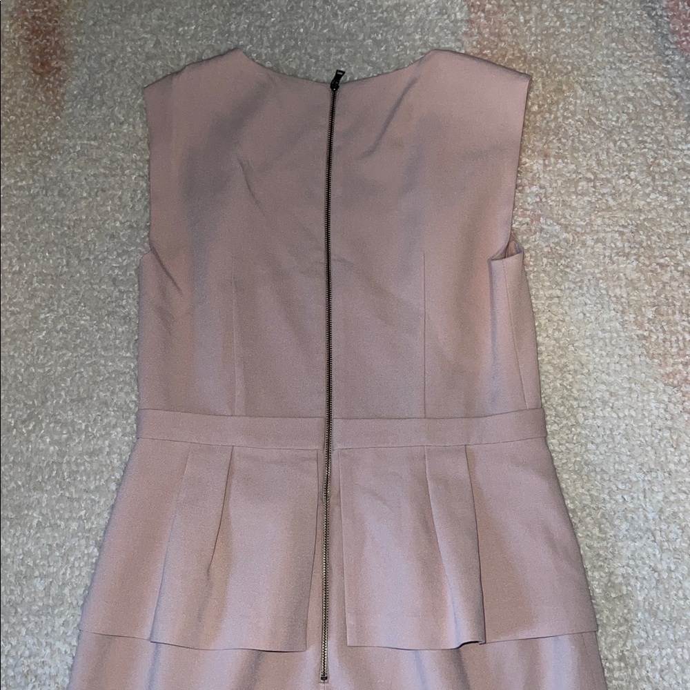BCBGMaxAzria Blush Pink Mini Peplum Dress - Picture 7 of 7
